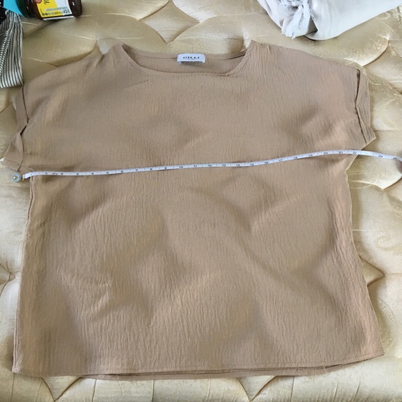 Gilli Soft Beige Short Sleeve Top - Picture 7 of 7